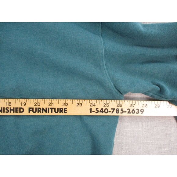 New York City Teal Blue Crop Sweatshirt - Picture 4 of 6